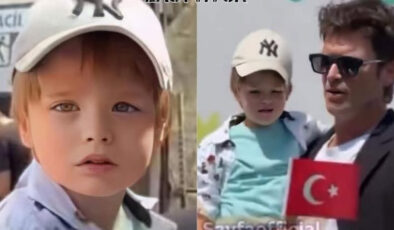 Kıvanç Tatlıtuğ Oğlu Kurt Efe ile 19 Mayıs Etkinliklerinde