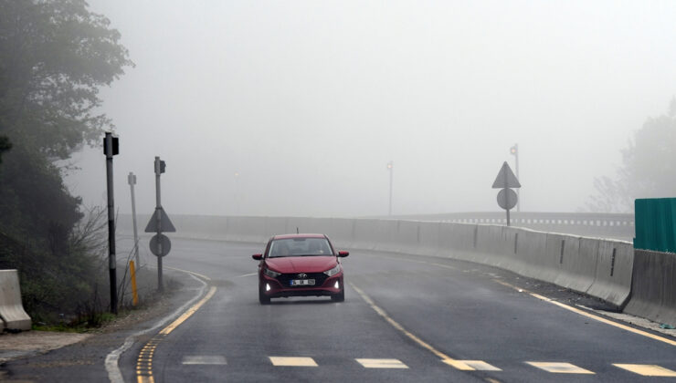Bolu Dağı’nda trafik sise teslim