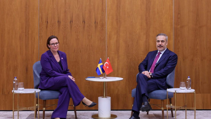 Dışişleri Bakanı Hakan Fidan, İsveçli mevkidaşı Stenergard ile görüştü