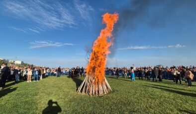 Festival başladı! Tekirdağ’da Kakava Ateşi Yakıldı