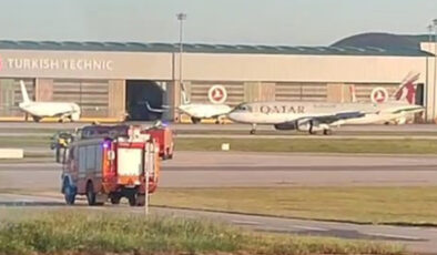 Katar-İstanbul Seferini Yapan Uçak Tek Motorla Sabiha Gökçen’e Acil İniş Yaptı