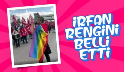 İrfan Değirmenci’nin LGBT Bayrağı Tepki Çekti