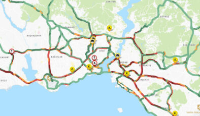 İstanbul’da haftanın ilk günü trafik yoğunluğu