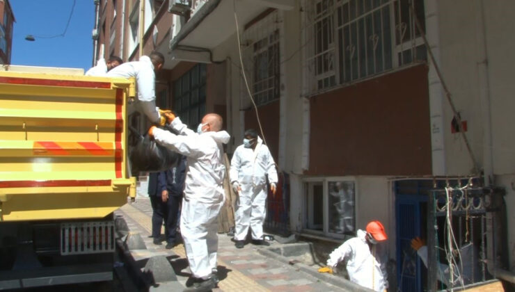 Esenler’de Çöp Ev Şoku: 11 Kamyon Dolusu Atık Çıkarıldı