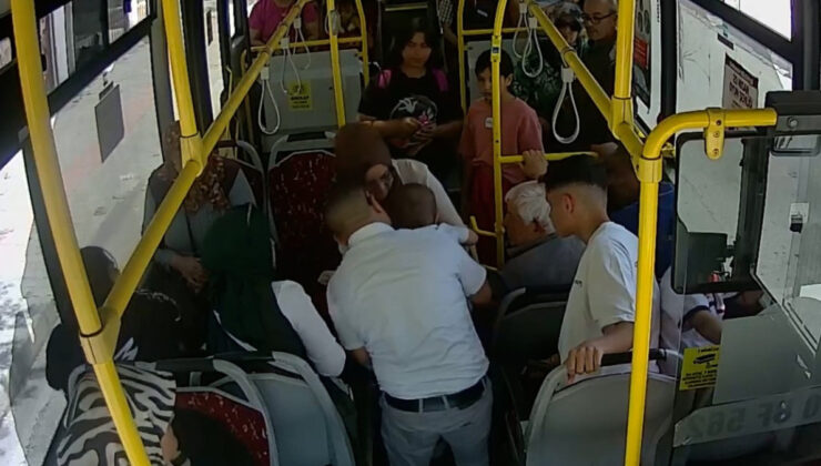 Karaman’da otobüs şoförünün Heimlich manevrası bebeğin hayatını kurtardı