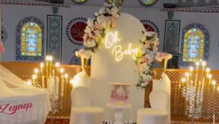 Kocaeli’de camide baby shower etkinliği tepki çekti