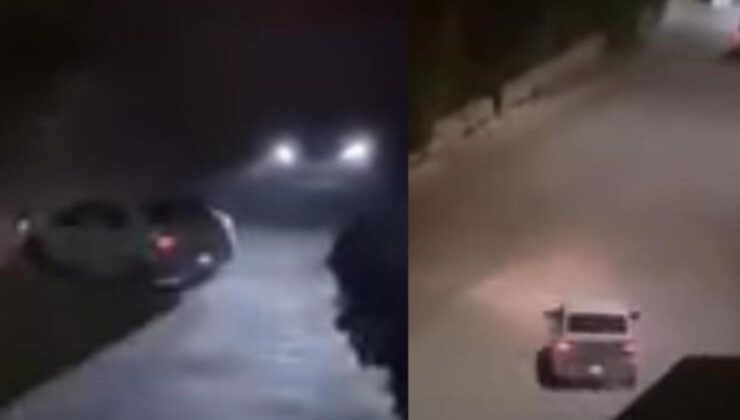 Mersin’de okul bahçesinde drift skandalı