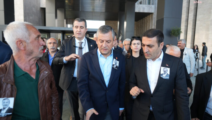 Özgür Özel’e saldırı anı