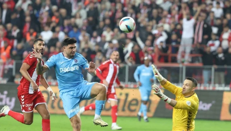 Trabzonspor ile Samsunspor 2-2 Berabere Kaldı