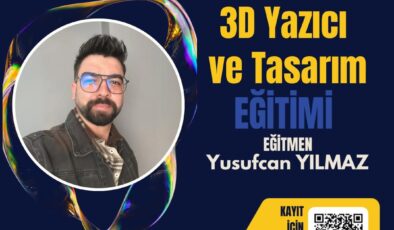 Giresun’da Gençlere Ücretsiz 3D Yazıcı ve Tasarım Eğitimi