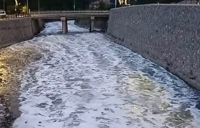 Giresun Aksu Deresi’nde Esrarengiz Köpüklenme