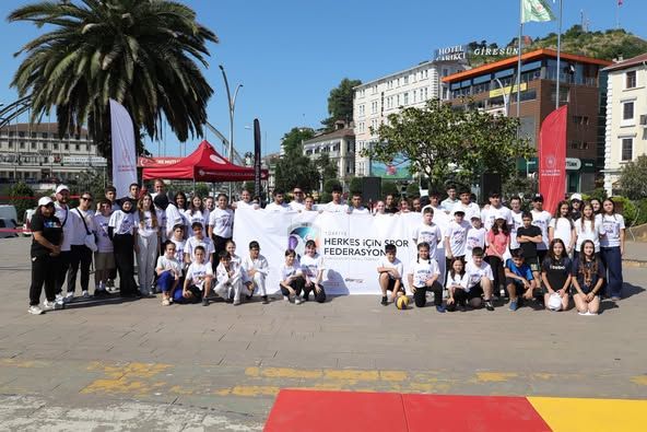 Giresun’da Anlamlı Etkinlik: Spor Bağımlılıklara Karşı Kalkan Oldu!