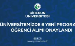 Giresun Üniversitesi’ne 6 Yeni Bölüm ve Program