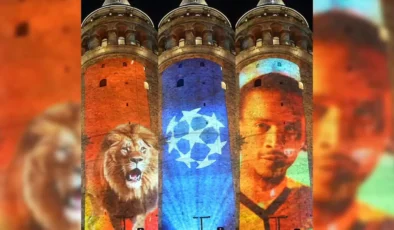 Galata Kulesi’nde Sane Gösterisi: Yeni Transferin Habercisi mi?
