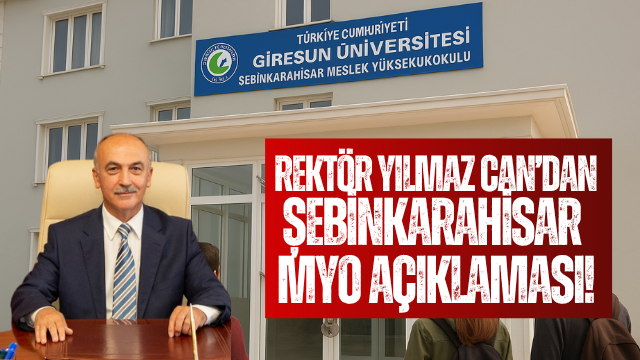 Şebinkarahisar MYO’daki Bölüm Kapatılmadı, Sadece Adı Değişti