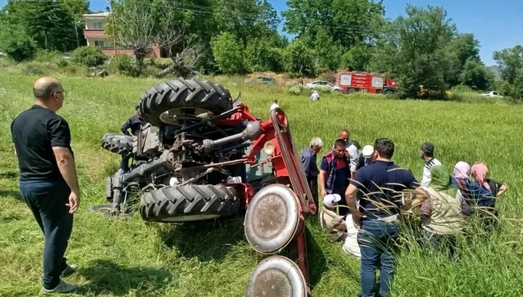Şebinkarahisar’da Traktör Kazası