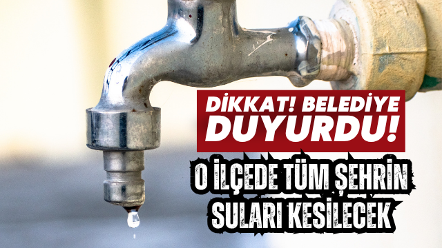 Şebinkarahisar’da Su Kesintisi: Arıza Nedeniyle Şehir Susuz Kaldı