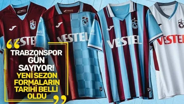Trabzonspor’un Yeni Sezon Formaları Satışa Çıkıyor
