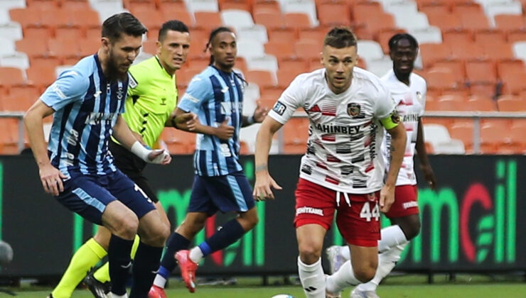 Adana Demirspor – Gaziantep FK maçında kazanan yok