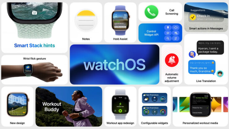 Apple Watch modelleri için watchOS 26  güncellemesi tanıtıldı