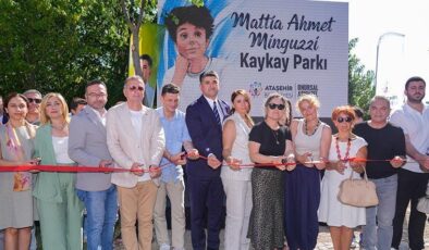 Ataşehir’de Mattia Ahmet Minguzzi kaykay pisti açıldı
