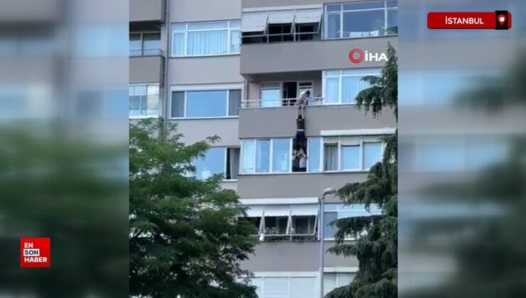 Beşiktaş’ta intihar girişiminde bulunan kadını komşuları son anda kurtardı