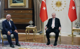 Cumhurbaşkanı Erdoğan, DSP Genel Başkanı Aksakal’ı kabul etti