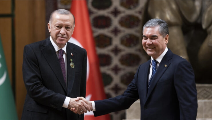 Cumhurbaşkanı Erdoğan, Türkmenistan Milli Lideri ile görüştü