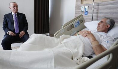 Cumhurbaşkanı Erdoğan’dan Hasan Basri Yalçın’a ziyaret