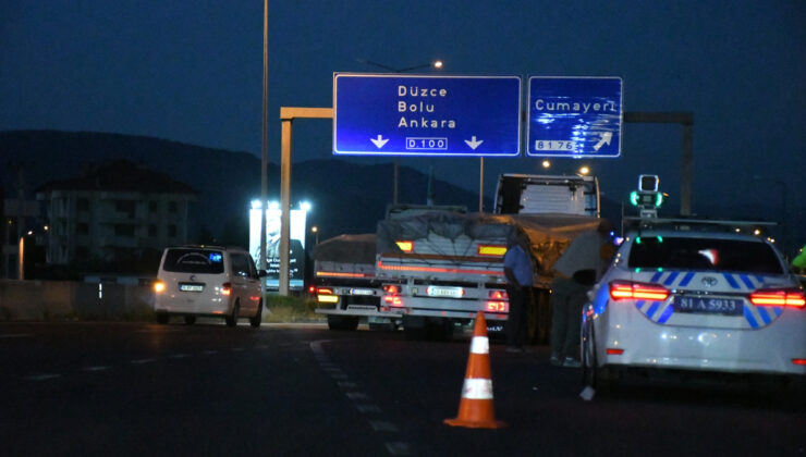 Düzce’de 5 günde hız sınırını aşan 224 araca yarım milyon lira ceza