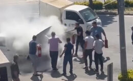 Motorundan Dumanlar Yükselen Otomobil Düzce’de Korkuttu