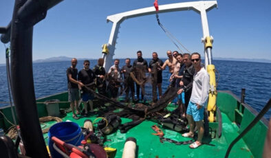 Ege ve Marmara’da hayalet ağ temizliği sürüyor