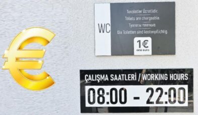 Euro ile tuvalet tartışması! Turistlere 1 euro, Türk vatandaşına 30 TL