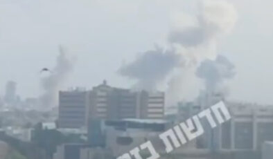 İsrail güne İran füzeleri ile uyandı: Tel Aviv’de bir bina isabet aldı