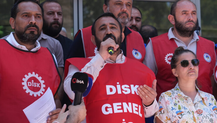 İzmir’de grevdeki sendika başkanlarından Cemil Tugay’a tepki