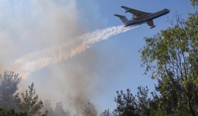 İzmir’deki orman yangınına müdahale sürüyor! Bakan Yumaklı bilgi aldı