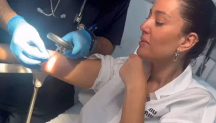 Koluna kene yapışan Pelin Akil’in korku dolu anları