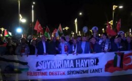 Kütahya’da Filistin’e Destek Mitingi Düzenlendi