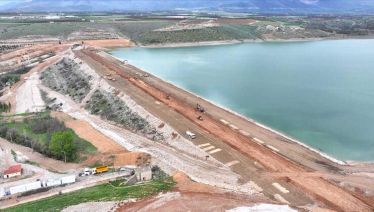 Malatya’da Sultansuyu Barajı’nda onarım sürüyor