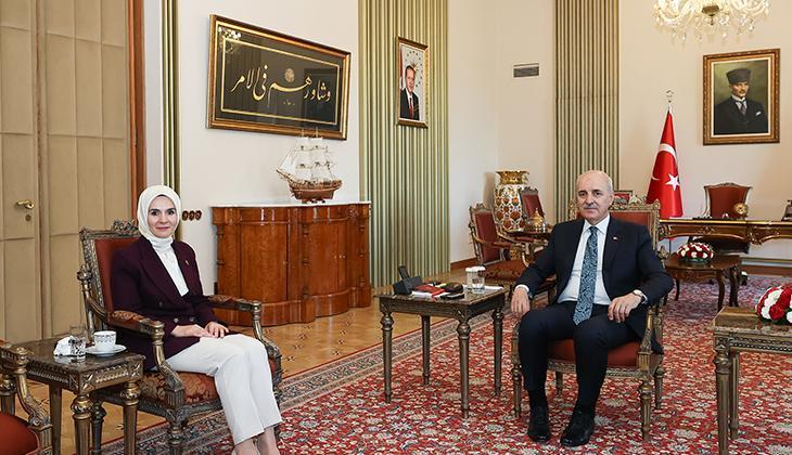 Meclis Başkanı Kurtulmuş, Bakan Göktaş’ı kabul etti