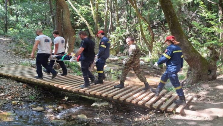 Sisam adasına tatile giden Türk genci şelalede can verdi