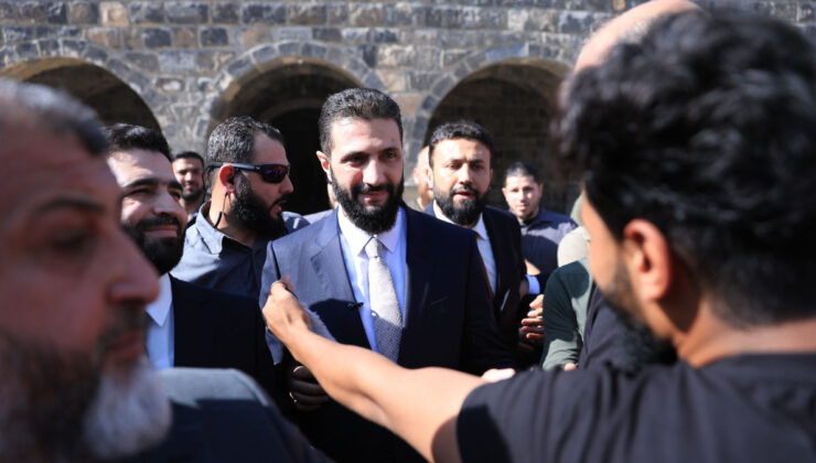 Suriye Devlet Başkanı Şara’ya, Dera’da yoğun ilgi