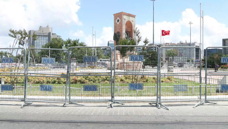 Taksim Meydanı yaya girişine kapatıldı