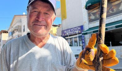 Temizlik görevlisinin sıradışı sanatı: Bunu Allah vergisi olarak, bir ilham olarak düşünüyorum