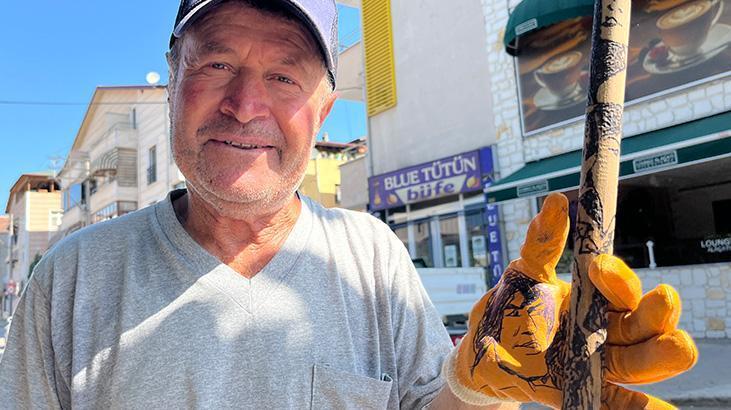 Temizlik görevlisinin sıradışı sanatı: Bunu Allah vergisi olarak, bir ilham olarak düşünüyorum