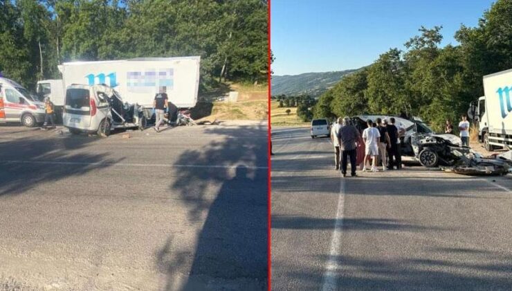 Tokat’ta katliam gibi kaza! 2 ölü, 3 yaralı