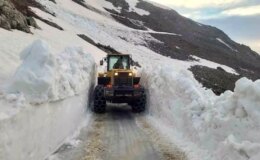 Trabzon Yayla Yollarında Kar Temizliği ve Betonlama Çalışmaları