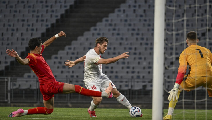 Ümit Milli Futbol Takımı özel maçta Karadağ ile berabere kaldı