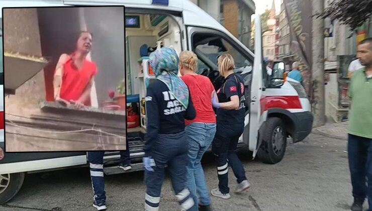 4 katlı binada korkutan yangın! Alevler arasında kalan kadın için zamanla yarış