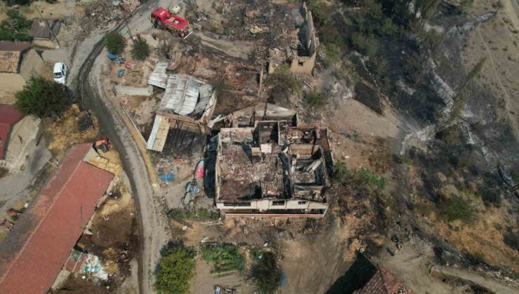 Sakarya’da Orman Yangını Evleri Kül Etti